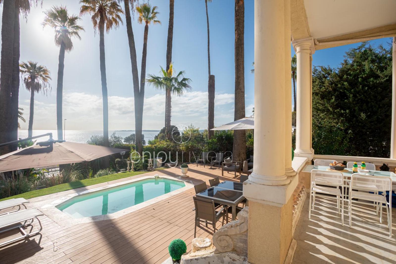" Paradis En Rez De Jardin " Standing - Vue Mer - Piscine Privee Vallauris Zewnętrze zdjęcie